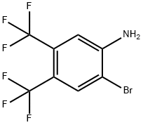 2-BROMO-4,5-DI(TRIFLUOROMETHYL)ANILINE Structure
