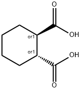 trans-1,2-Cyclohexanedicarboxylic acid Structure