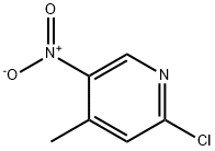 2-Chloro-4-methyl-5-nitropyridine Structure