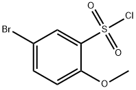 5-BROMO-2-METHOXYBENZENESULFONYL CHLORIDE Structure