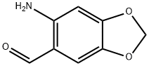 6-aminobenzo[1,3]dioxole-5-carbaldehyde Structure