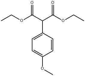 DIETHYL 4-METHOXYPHENYL MALONATE Structure