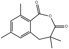 4,4,7,9-TETRAMETHYL-1,3,4,5-TETRAHYDRO-2-BENZOXEPINE-1,3-DIONE Structure