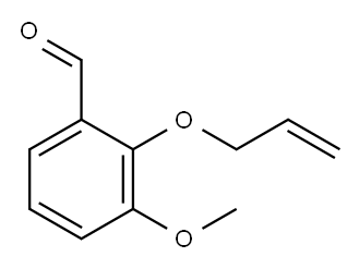 2-(ALLYLOXY)-3-METHOXYBENZENECARBALDEHYDE Structure