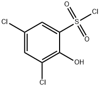 3,5-DICHLORO-2-HYDROXYBENZENESULFONYL CHLORIDE Structure