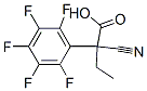 Ethylcyano(pentafluorophenyl)acetate Structure