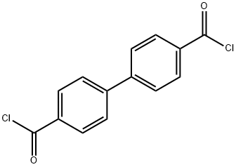 4,4'-BIPHENYLDICARBONYL CHLORIDE Structure