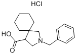 2-BENZYL-2-AZA-SPIRO[4.5]DECANE-4-CARBOXYLIC ACID HYDROCHLORIDE Structure