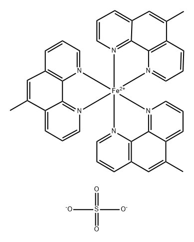 5-METHYL-1,10-PHENANTHROLINE FERROUS PERCHLORATE Structure