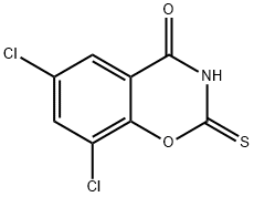 6,8-Dichloro-2-thio-2H-1,3-benzoxazine-2,4(3H)-dione Structure