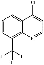 4-CHLORO-8-(TRIFLUOROMETHYL)QUINOLINE Structure