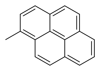1-METHYLPYRENE Structure