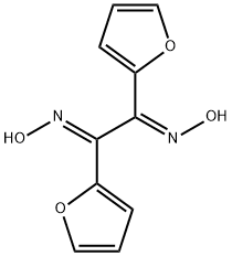 1-[(Z)-Hydroxyimino]-2-[(E)-hydroxyimino]-1,2-di(2-furanyl)ethane Structure