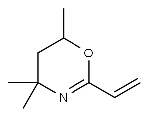 5,6-DIHYDRO-4,4,6-TRIMETHYL-2-VINYL-1,3(4H)-OXAZINE Structure