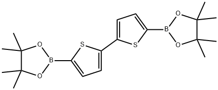 2,2'-Bithiophene-5,5'-diboronic acid bis(pinacol) ester Structure
