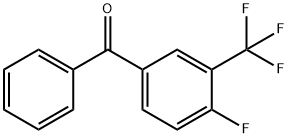 4-FLUORO-3-(TRIFLUOROMETHYL)BENZOPHENONE Structure