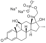 Dexamethasone 21-phosphate disodium salt Structure