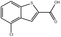 4-CHLORO-1-BENZOTHIOPHENE-2-CARBOXYLIC ACID Structure