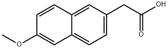 6-METHOXY-2-NAPHTHYLACETIC ACID Structure