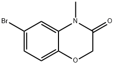 6-BROMO-N-METHYL-2H-1,4-BENZOXAZIN-3-ONE Structure