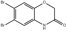 6,7-DIBROMO-(2H)-1,4-BENZOXAZINE-3(4H)-ONE Structure