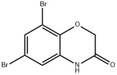 6,8-DIBROMO-2H-1,4-BENZOXAZIN-3-ONE Structure
