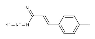 p-Methyl-cinnaMoyl Azide Structure