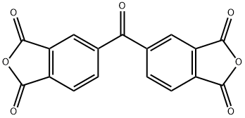 3,3',4,4'-Benzophenonetetracarboxylic dianhydride Structure