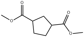 Dimethyl cyclopentane-1,3-dicarboxylate Structure