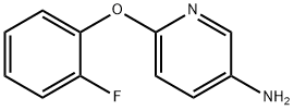 6-(2-fluorophenoxy)pyridin-3-amine Structure