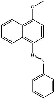 1-METHOXY-4-(PHENYLAZO)NAPHTHALENE Structure
