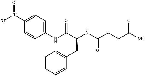 N-SUCCINYL-L-PHENYLALANINE P-NITROANILIDE Structure