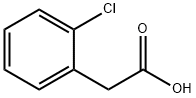 2-Chlorophenylacetic acid Structure