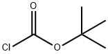Carbonochloridic acid, 1,1-diMethylethyl ester Structure