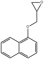 2-[(1-Naphthyloxy)methyl]oxirane Structure