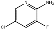 2-Amino-5-chloro-3-fluoropyridine Structure