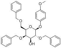 4-METHOXYPHENYL 2,4,6-TRI-O-BENZYL-BETA-D-GALACTOPYRANOSIDE Structure