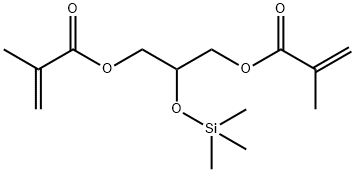 1,3-BIS(METHACRYLOXY)-2-TRIMETHYLSILOXYPROPANE Structure