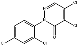 4,5-DICHLORO-2-(2,4-DICHLOROPHENYL)-2,3-DIHYDROPYRIDAZIN-3-ONE Structure