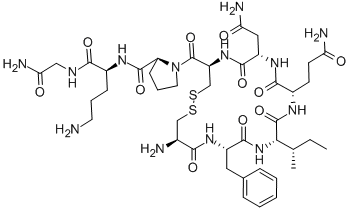 (PHE2,ORN8)-OXYTOCIN Structure
