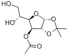 1,2-O-ISOPROPYLIDENE-ALPHA-D-GLUCOFURANOSE 3-ACETATE Structure