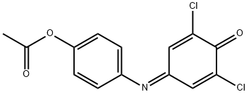2,6-DICHLOROPHENOLINDOPHENYL ACETATE Structure