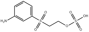 2-[(3-aminophenyl)sulphonyl] hydrogensulphate Structure