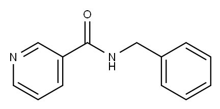 N-BENZYLNICOTINAMIDE Structure