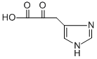 3-(4-Imidazolyl)-2-oxopropionic acid Structure