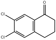 6,7-DICHLORO-1-TETRALONE Structure