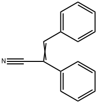 2,3-DIPHENYLACRYLONITRILE Structure