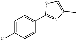 2-(4-Chlorophenyl)-4-methylthiazole Structure