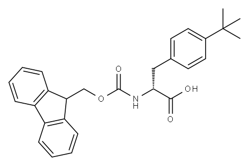 FMOC-D-4-TERT-BUTYL-PHE Structure