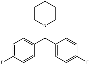1-[BIS-(4-FLUOROPHENYL)-METHYL]-PIPERIDINE Structure